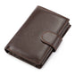Portefeuille Homme en Cuir de Vachette Véritable 100% avec Protection RFID et Style Vintage