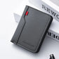 Porte-cartes homme compact en cuir PU ultra fin avec rangement cartes et billets