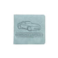 Porte-documents voiture en cuir PU pour carte grise et assurance avec fermeture bouton