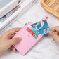 Porte-cartes zippé en simili cuir avec porte-clés et compartiments pour cartes unisexe