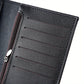 Portefeuille homme long en PU slim avec grande capacité et multiples emplacements cartes
