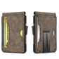 Portefeuille RFID aluminium homme avec pop-up et pince à billets design ultra fin