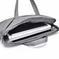 Sacoche ordinateur portable 15,6 pouces en tissu Oxford avec compartiment documents