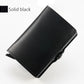 Portefeuille RFID en cuir véritable et aluminium avec porte-cartes sécurisé compact