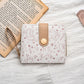 Portefeuille femme japonais chat mignon en cuir PU avec porte-monnaie zippé
