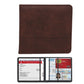 Porte-documents voiture homme en denim et cuir PU pour carte grise et permis