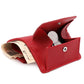 Portefeuille femme compact en simili cuir grainé avec protection RFID