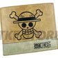 Portefeuille anime One Piece en cuir PU pour enfant et adolescent multicarte