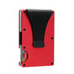 Porte-cartes RFID en fibre carbone et aluminium slim avec clip billets compact