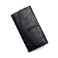 Portefeuille vintage trifold en cuir PU pour femme avec grand rangement