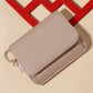 Portefeuille femme style coréen en simili cuir grainé avec porte-monnaie