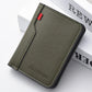 Porte-cartes homme compact en cuir PU ultra fin avec rangement cartes et billets