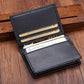 Porte-cartes en cuir véritable pour homme et femme – Porte-cartes de luxe, avec plusieurs emplacements pour cartes, style business
