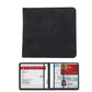 Porte-documents voiture homme en denim et cuir PU pour carte grise et permis