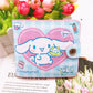 Portefeuille Sanrio Kuromi en cuir PU avec porte-photo et fermeture hasp