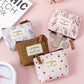 Porte-monnaie mini en similicuir imprimé avec fermeture zippée pour femme et enfant