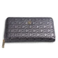 Portefeuille long femme en cuir PU avec fermeture zippée et grande capacité élégante