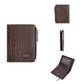 Portefeuille homme  avec protection RFID et fermeture zippée