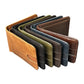 Portefeuille en cuir véritable pour homme – Portefeuille bifold simple avec protection RFID, plusieurs couleurs disponibles