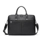 Mallette business  en cuir véritable pour homme - noir chic