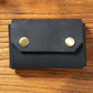 Porte-Cartes Vintage en Cuir Véritable - Organiseur Compact & Multifonction