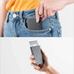 Porte-cartes RFID en métal ultra fin avec système pop-up portefeuille minimaliste