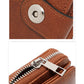 Portefeuille vintage pour femme en cuir PU avec protection RFID