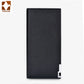 Portefeuille long homme en cuir PU avec porte-cartes et compartiments billets