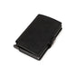 Portefeuille RFID en cuir refendu et aluminium slim avec porte-cartes sécurisé compact