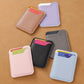 Porte-carte multi-usage ultra-fin en similicuir pour homme et femme