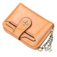 Portefeuille court vintage en cuir pu pour femme avec porte-monnaie
