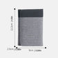 Portefeuille trois volets en toile - Compact et multi-emplacements