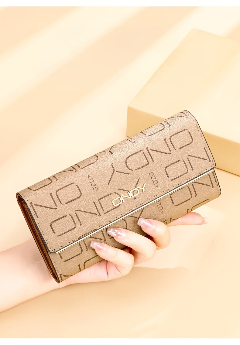 Coffret cadeau : trois portefeuilles femme au monogramme