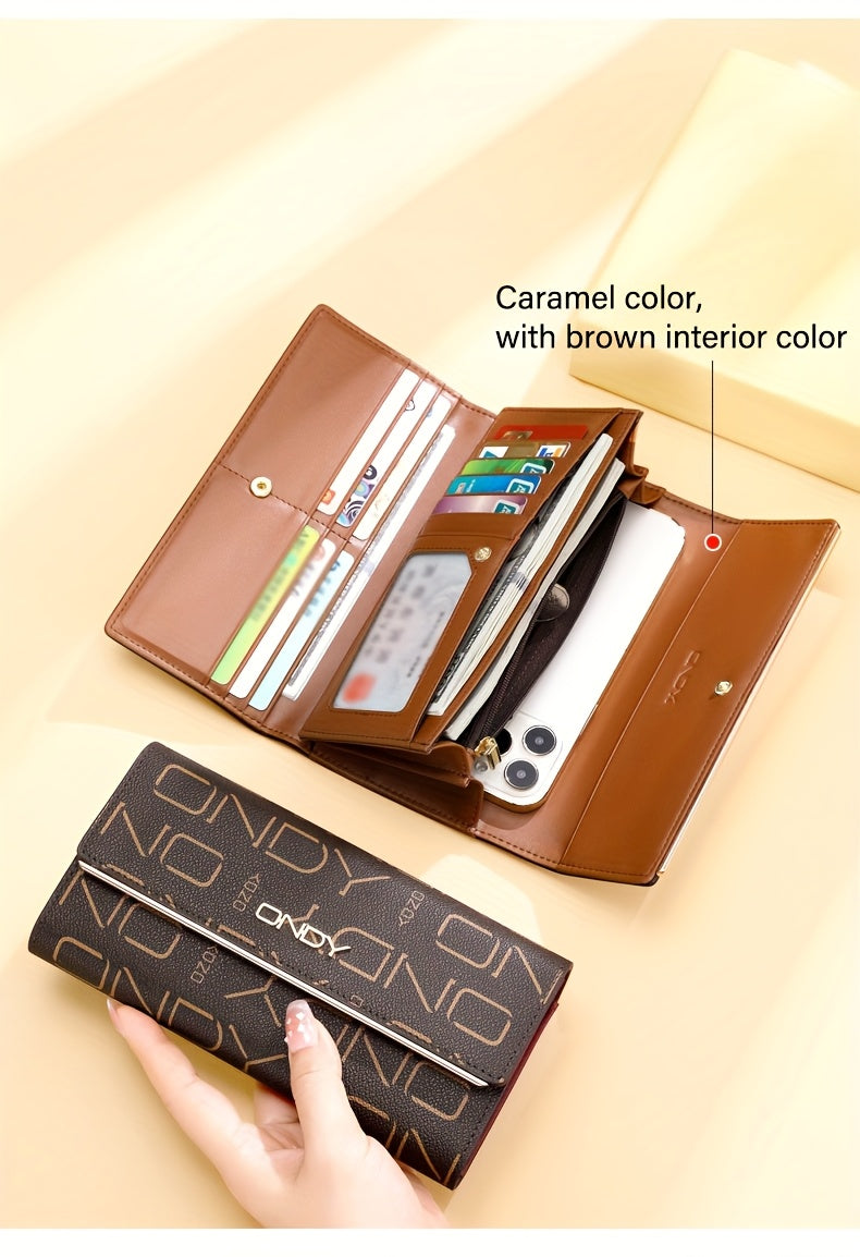 Coffret cadeau : trois portefeuilles femme au monogramme