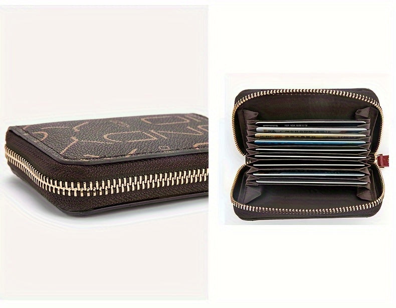 Coffret cadeau : trois portefeuilles femme au monogramme
