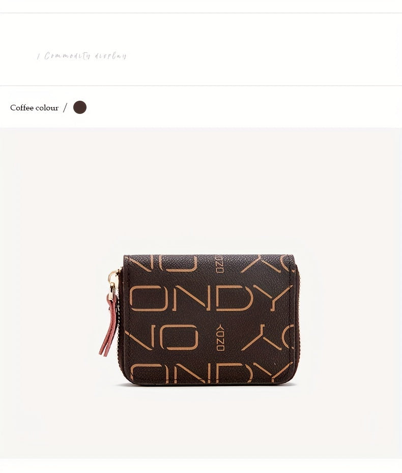 Coffret cadeau : trois portefeuilles femme au monogramme