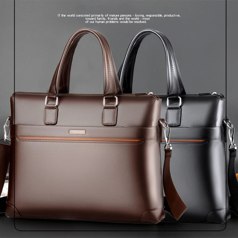 Mallette business en cuir pu pour homme - sacoche designer et porte-documents — photo 5