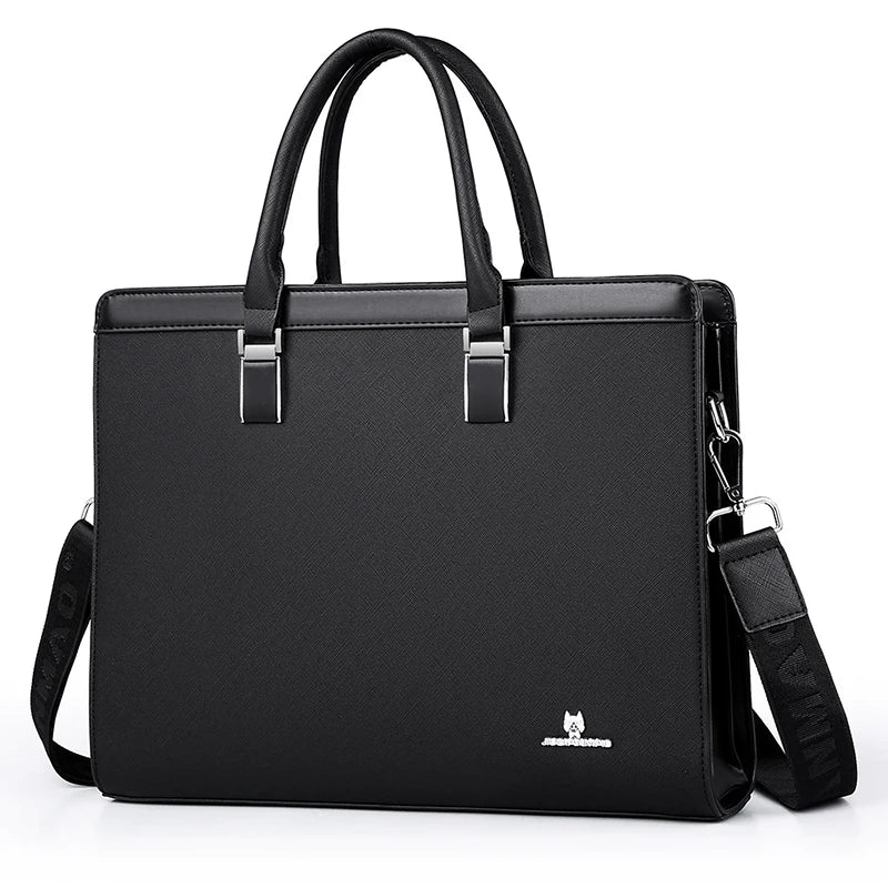 Mallette business d'executive en pvc pour homme - sacoche ordinateur et documents a4 — photo 7