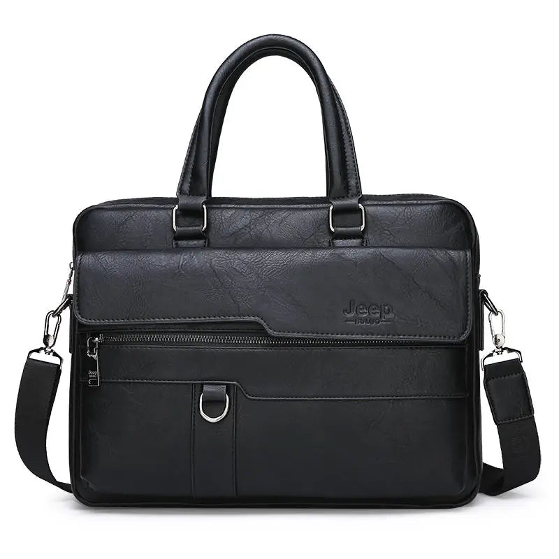 Mallette business  en cuir refendu pour homme - sacoche ordinateur 13,3 — photo 6