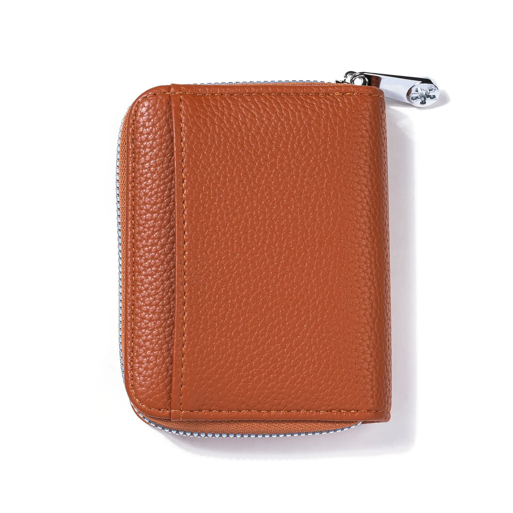 New Simple PU Leather Coin Purse Zipper Mini Wallets Portable Multi-coin Slots Money Bag Card Holder Short Purse for Women Men — photo 8