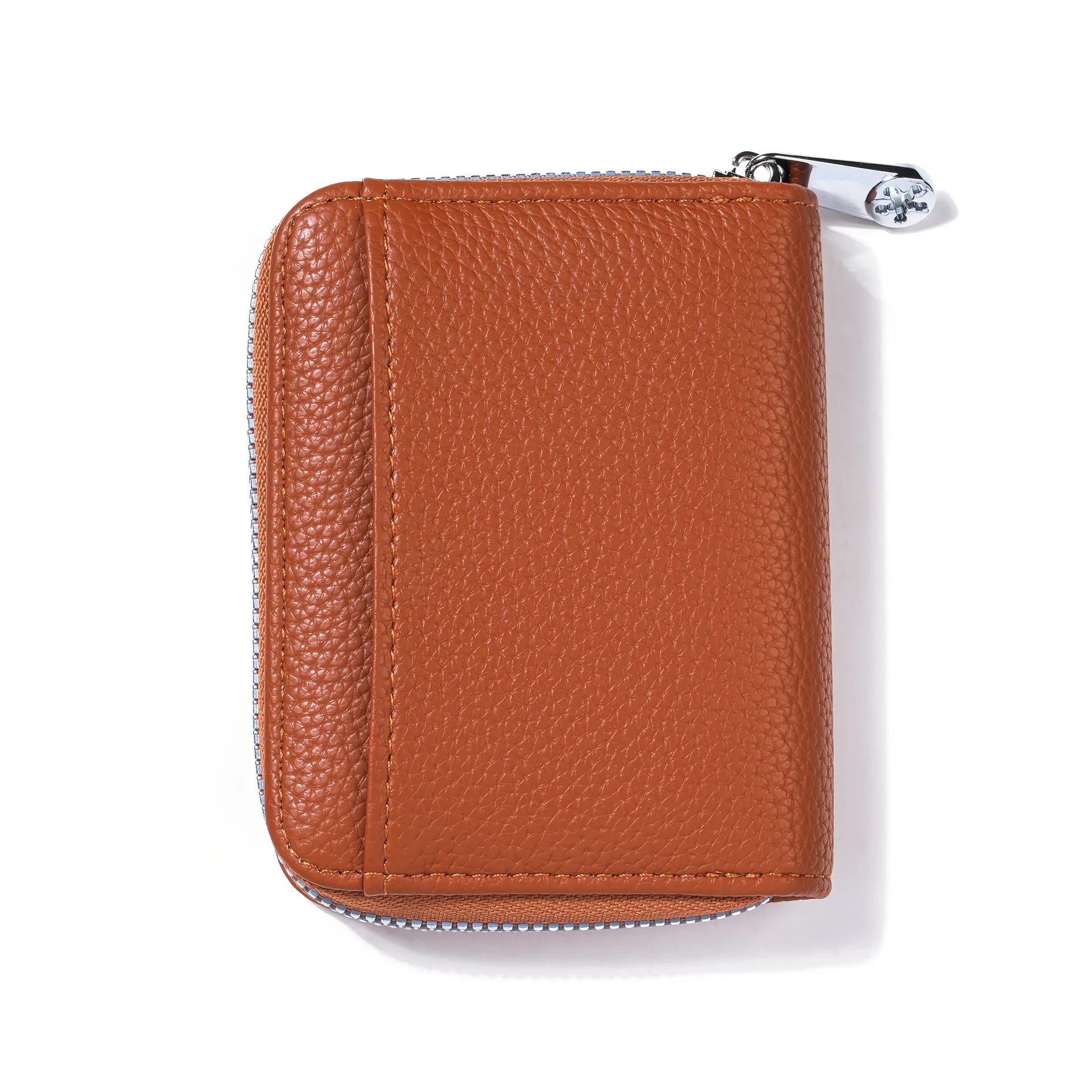 New Simple PU Leather Coin Purse Zipper Mini Wallets Portable Multi-coin Slots Money Bag Card Holder Short Purse for Women Men — photo 8 Image