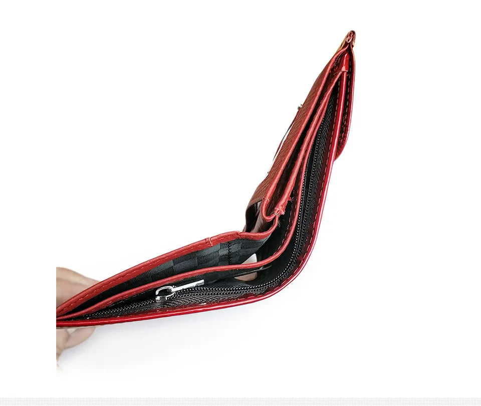 Petit portefeuille femme en cuir véritable avec texture crocodile — photo 4