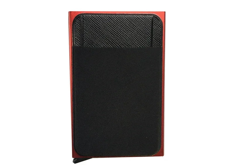 Porte-carte minimaliste en aluminium et Lycra avec protection RFID — photo 7 Image