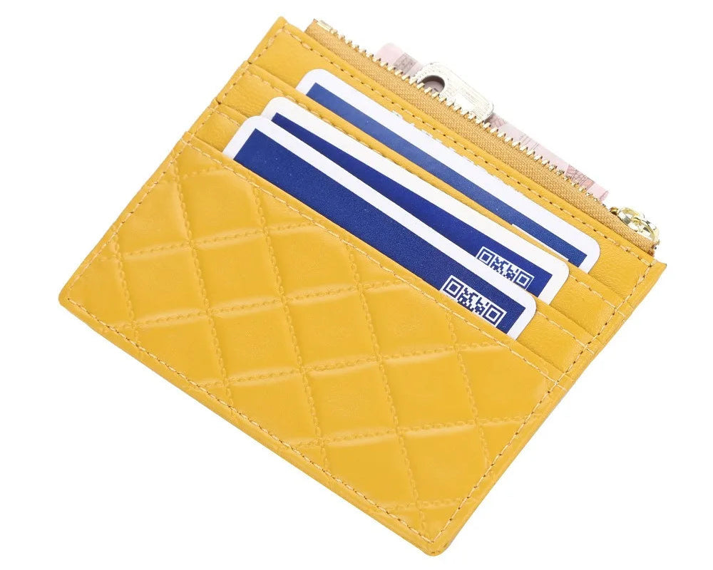 Porte-carte Baellerry ultra-mince et élégant en cuir PU pour femme — photo 4