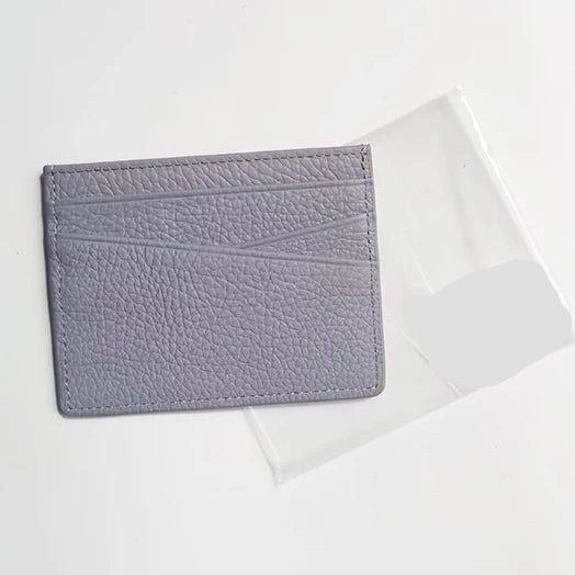 Porte-carte en cuir de vachette véritable personnalisable – Luxe minimaliste — photo 13
