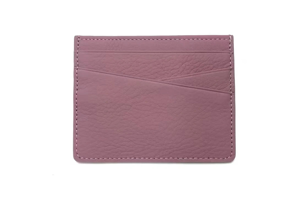 Porte-carte en cuir de vachette véritable personnalisable – Luxe minimaliste — photo 14