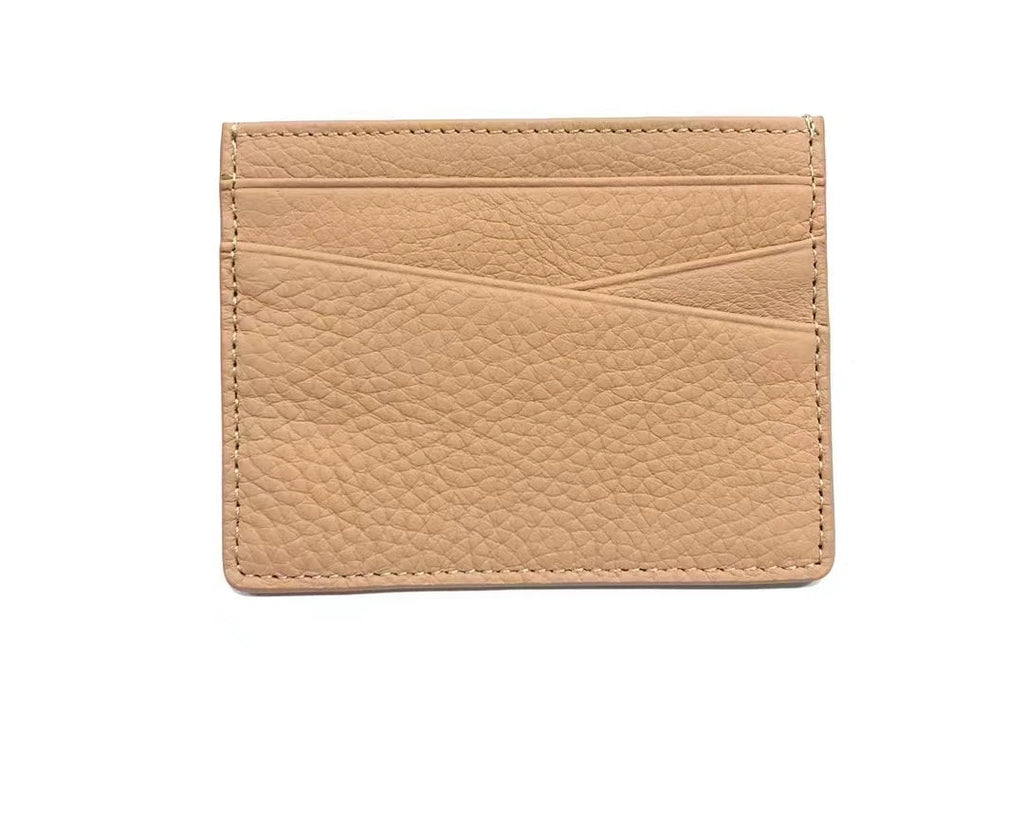 Porte-carte en cuir de vachette véritable personnalisable – Luxe minimaliste — photo 18