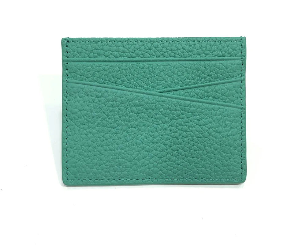 Porte-carte en cuir de vachette véritable personnalisable – Luxe minimaliste — photo 20