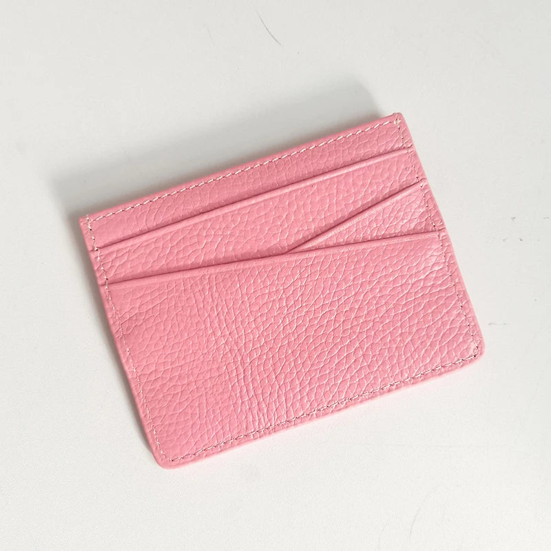 Porte-carte en cuir de vachette véritable personnalisable – Luxe minimaliste — photo 22