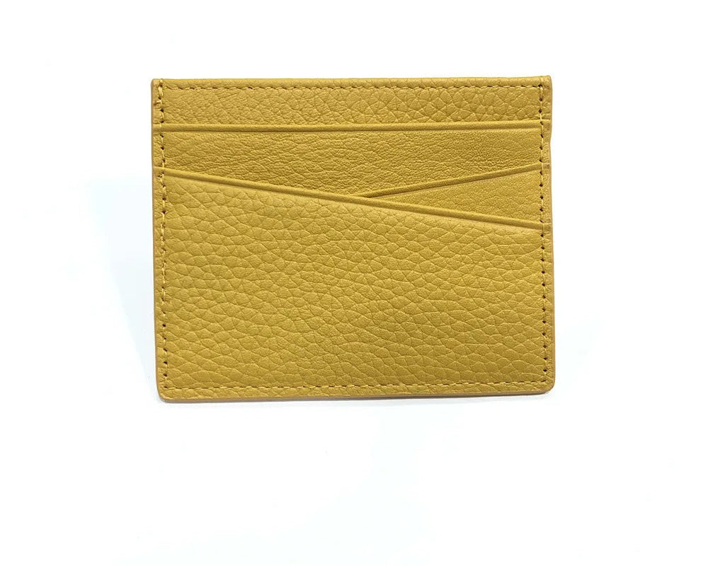 Porte-carte en cuir de vachette véritable personnalisable – Luxe minimaliste — photo 32